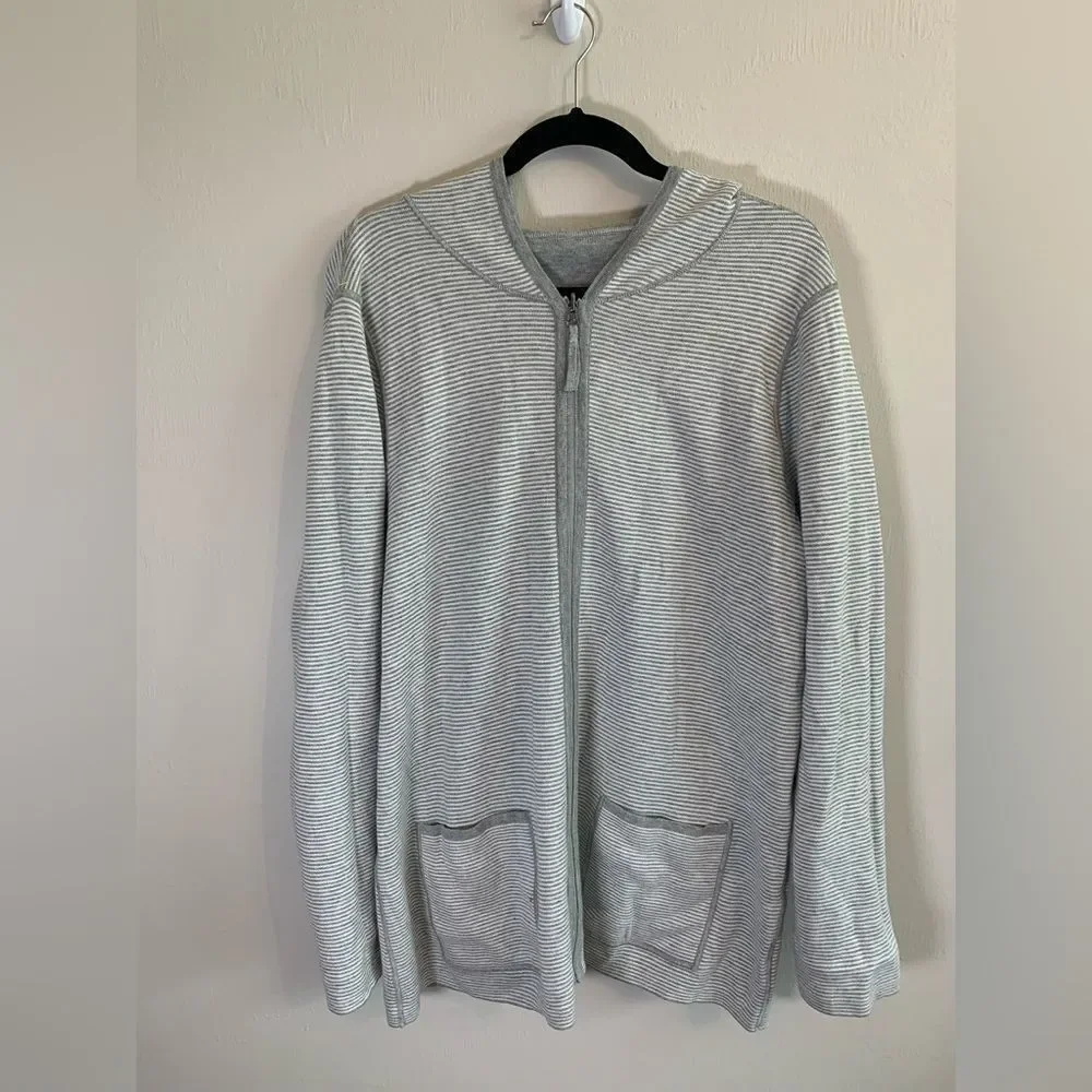 NOTHING FOR SALE NWT J JILL GREY REVERSIBLE JACKET SIZE LP‎